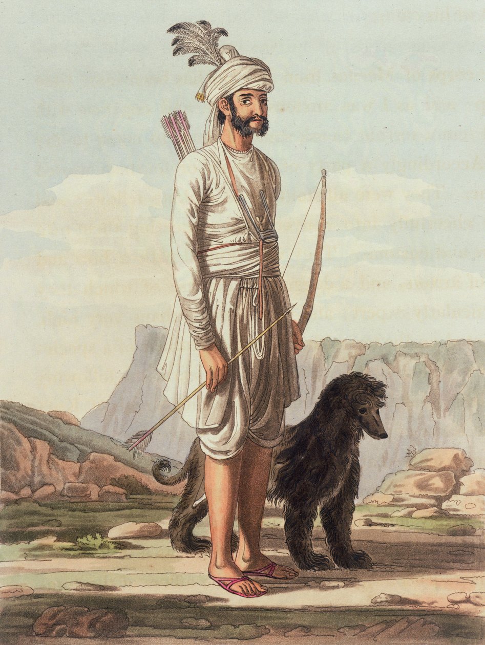 مينا من جاجورغ ، من معسكر محراتة ، 5 أبريل 1813 (نقش ملون) بواسطة توماس باكستر