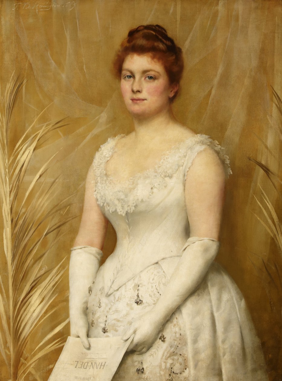 ماريان ماكنزي ، c.1890 بواسطة توماس بنجامين كينينجتون