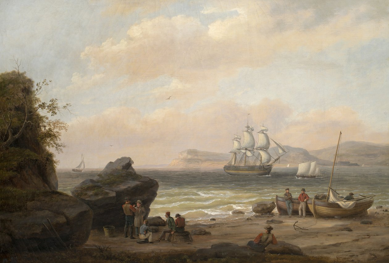 منظر بحري ، 1835 بواسطة توماس بيرش