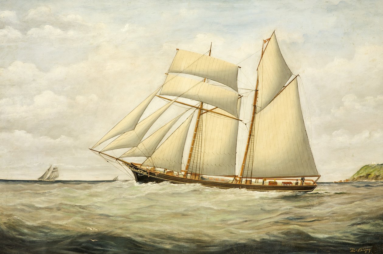 شونر سالترام ، 1890-1900 بواسطة توماس Chidgey