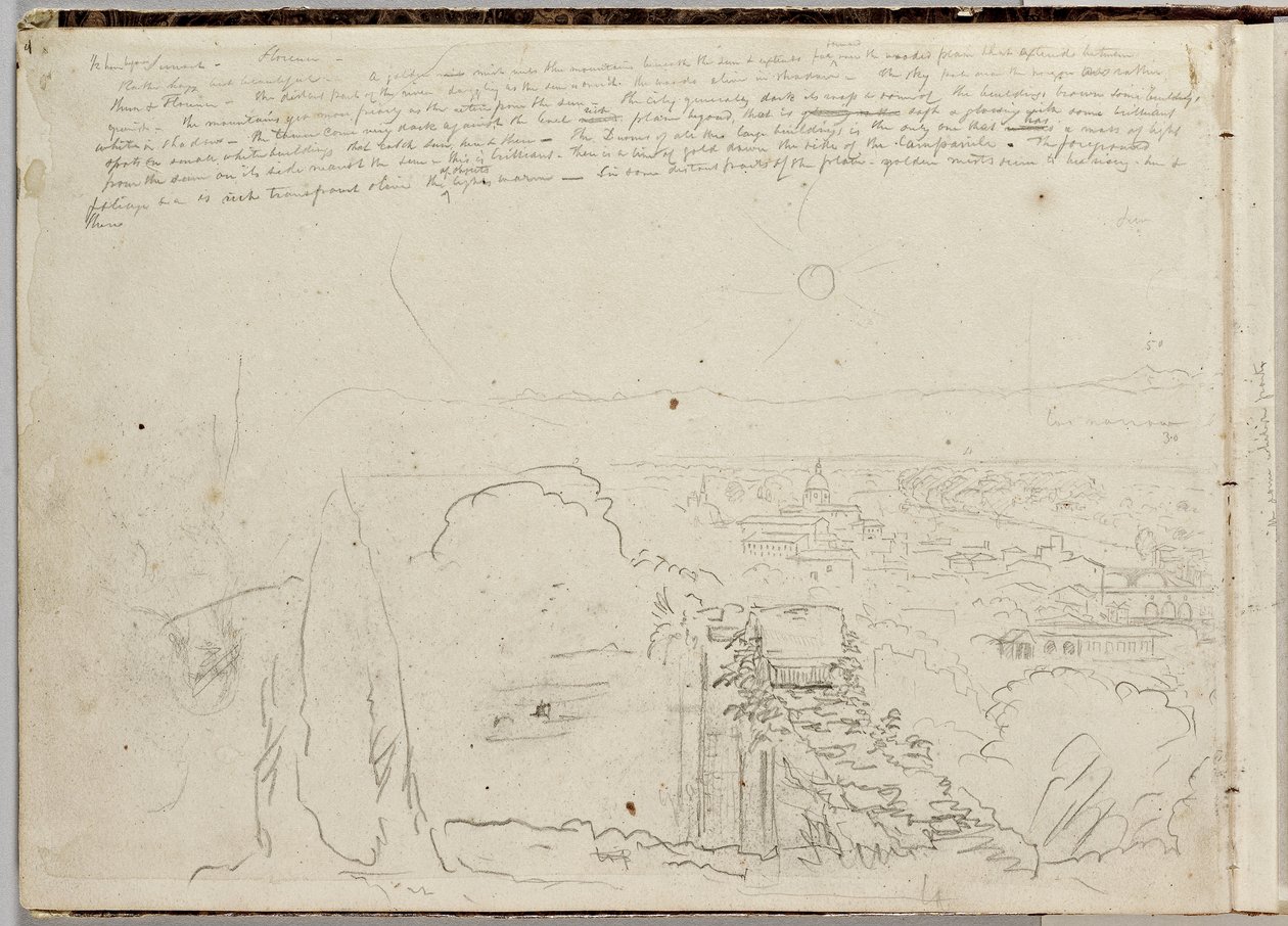 بانوراما فلورنسا ، c.1831 بواسطة توماس كول
