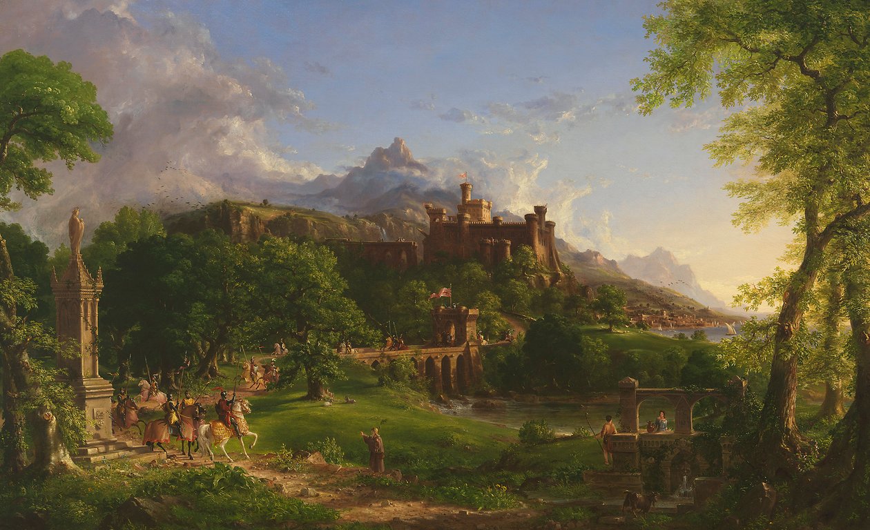 المغادرة ، 1837 بواسطة توماس كول