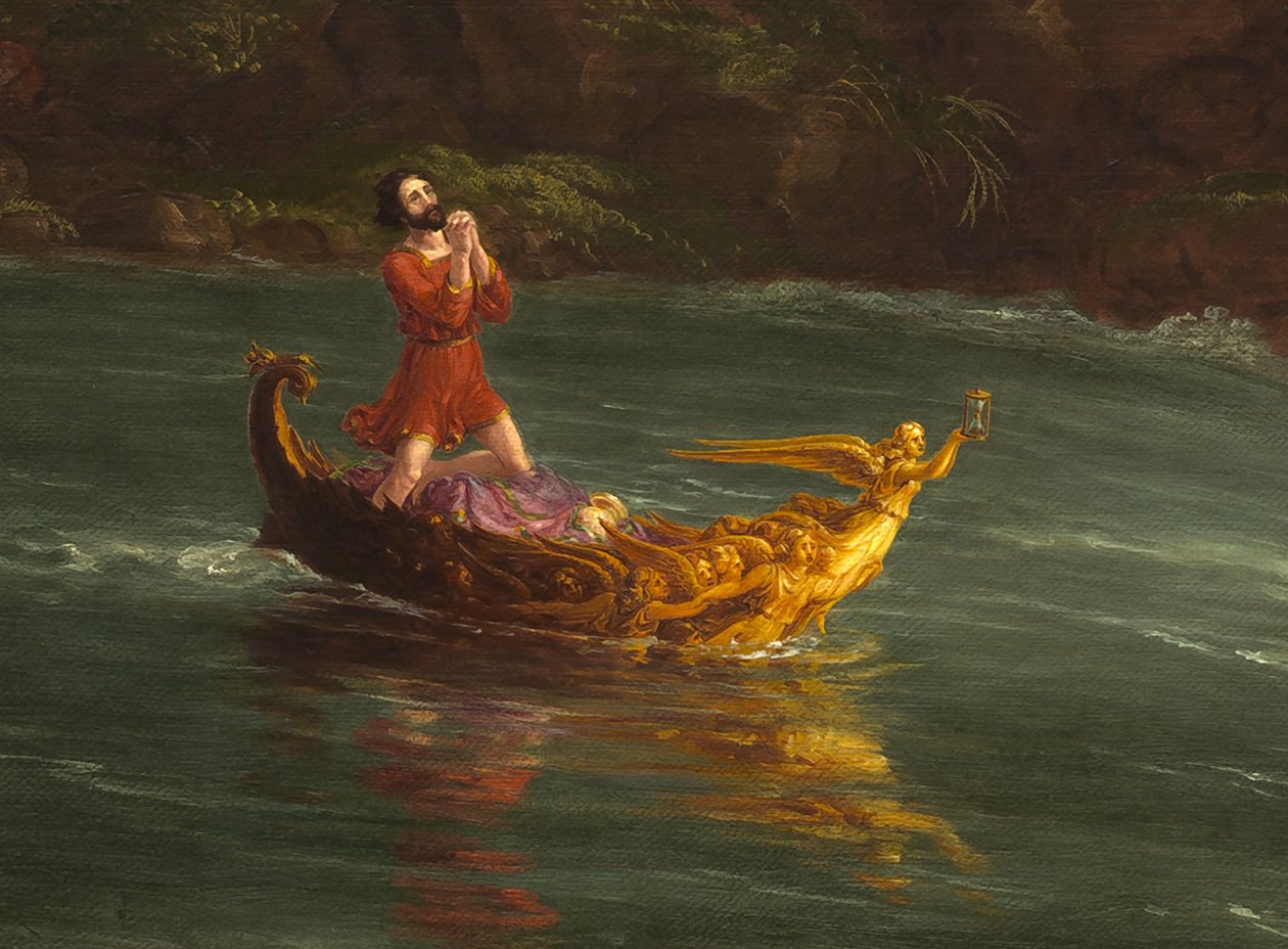 رحلة الحياة: الرجولة (التفاصيل) 1842 بواسطة توماس كول