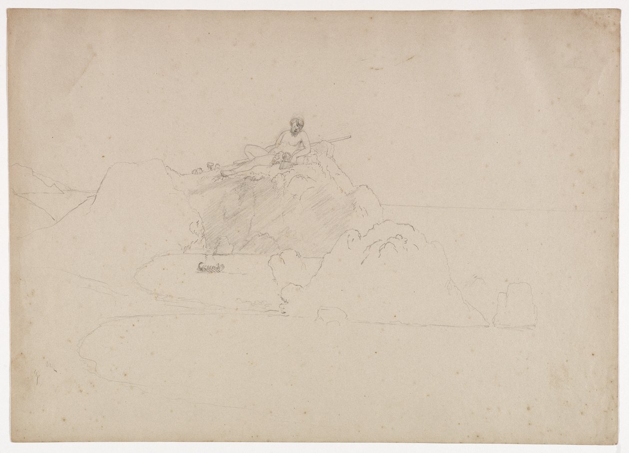 أوليسيس ورفاقه الذين وصلوا إلى خليج الكهف الأنيق Polyphemus ، c.1842 بواسطة توماس كول