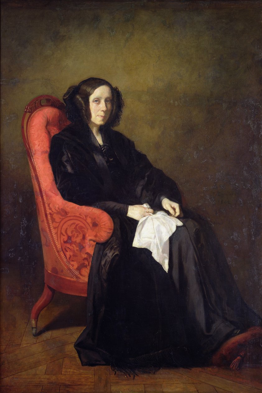 صورة مدام Poullain-Dumesnil ، 1842 بواسطة توماس كوتور