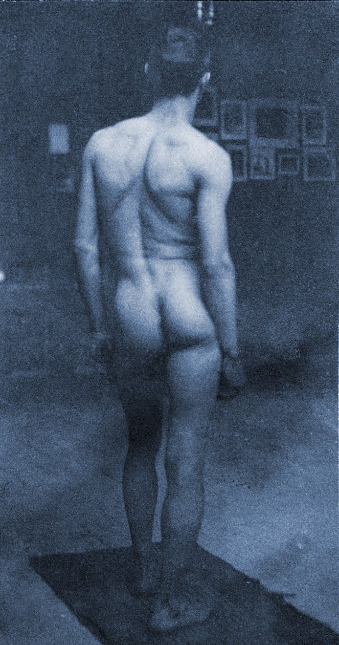 صورة عارية لصموئيل موراي في استوديو Eakin ، 1890 (النمط الأزرق) بواسطة توماس إيكنز
