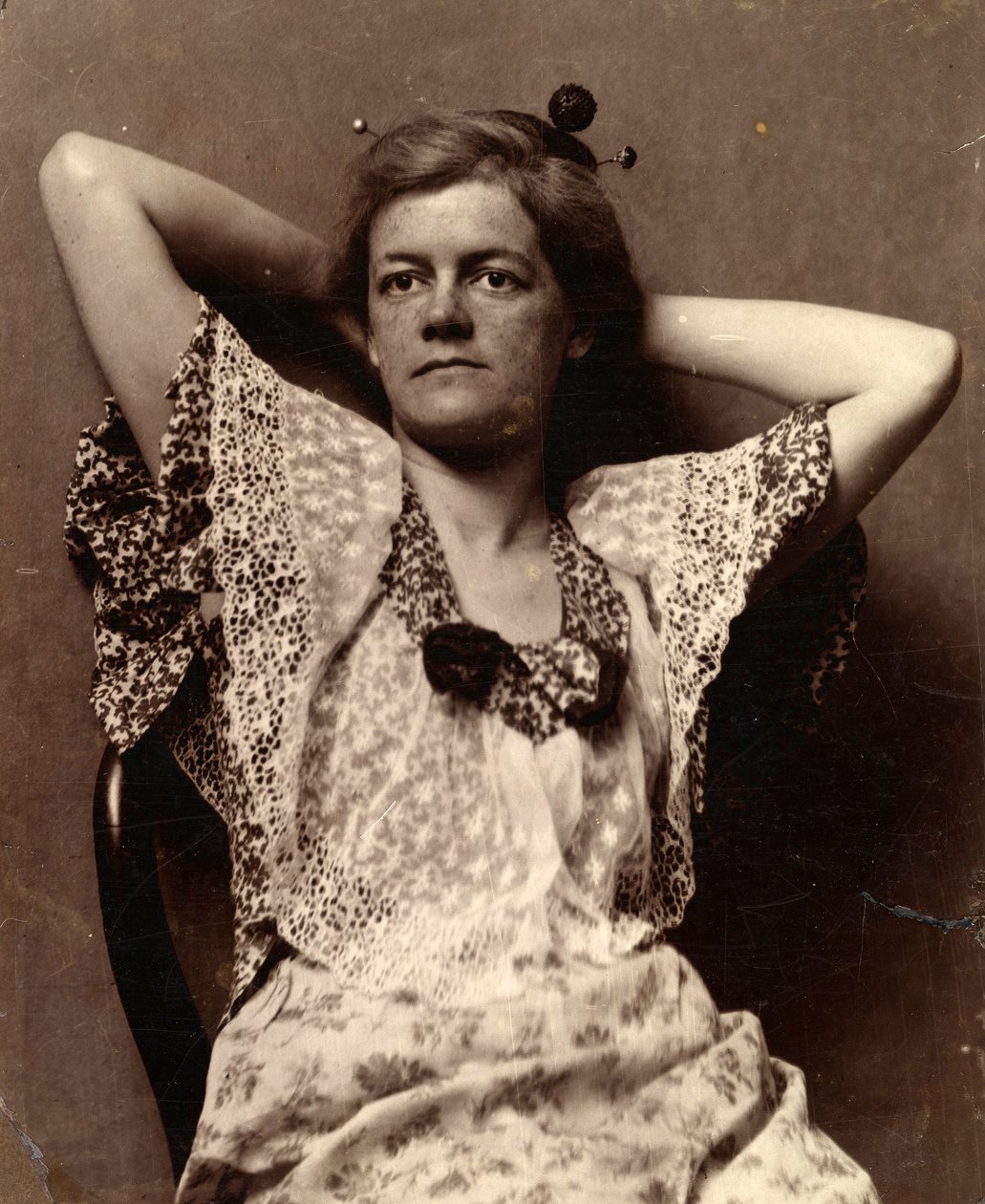صورة لأخت توماس إيكنز "في القانون ، إليزابيث ماكدويل كنتون ، 1885 بواسطة توماس إيكنز
