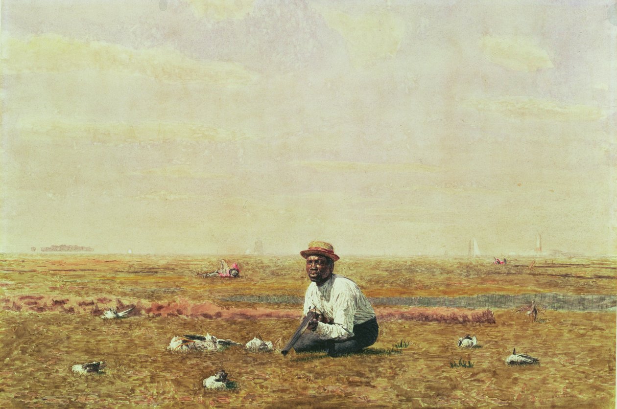 صفير لبلوفر ، 1874 (مرحاض على ورق) بواسطة توماس إيكنز