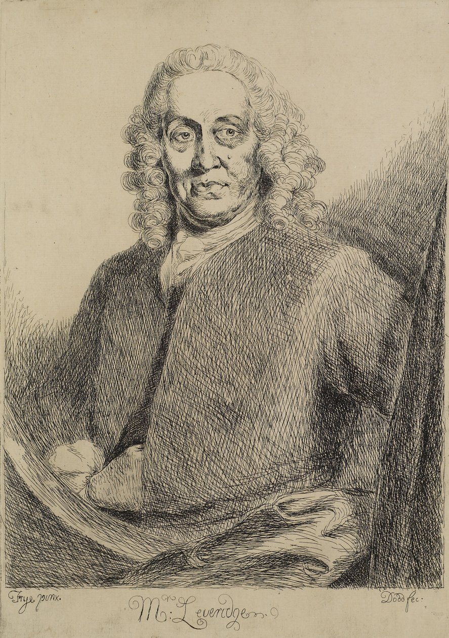السيد ليفريدج ، منقوش بدانيال دود (fl.1761-80) ، c.1770 بواسطة توماس فراي