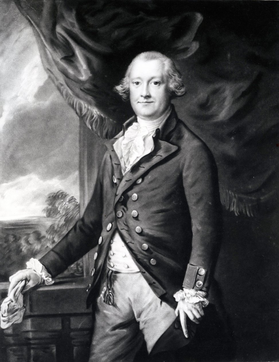 إدوارد سميث ستانلي ، إيرل ديربي الثاني عشر (1752-1834) ، 1785 (mezzotint) بواسطة توماس غينزبورو