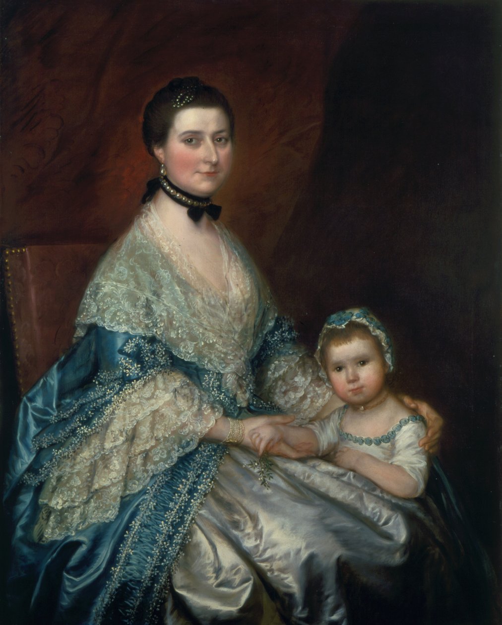 السيدة Bedingfield وابنتها ، 1760s بواسطة توماس غينزبورو