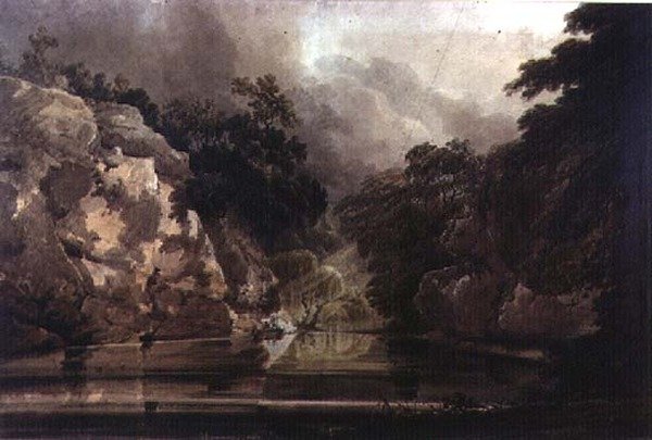 Plumpton Rocks ، بالقرب من Knaresborough بواسطة توماس غيرتين