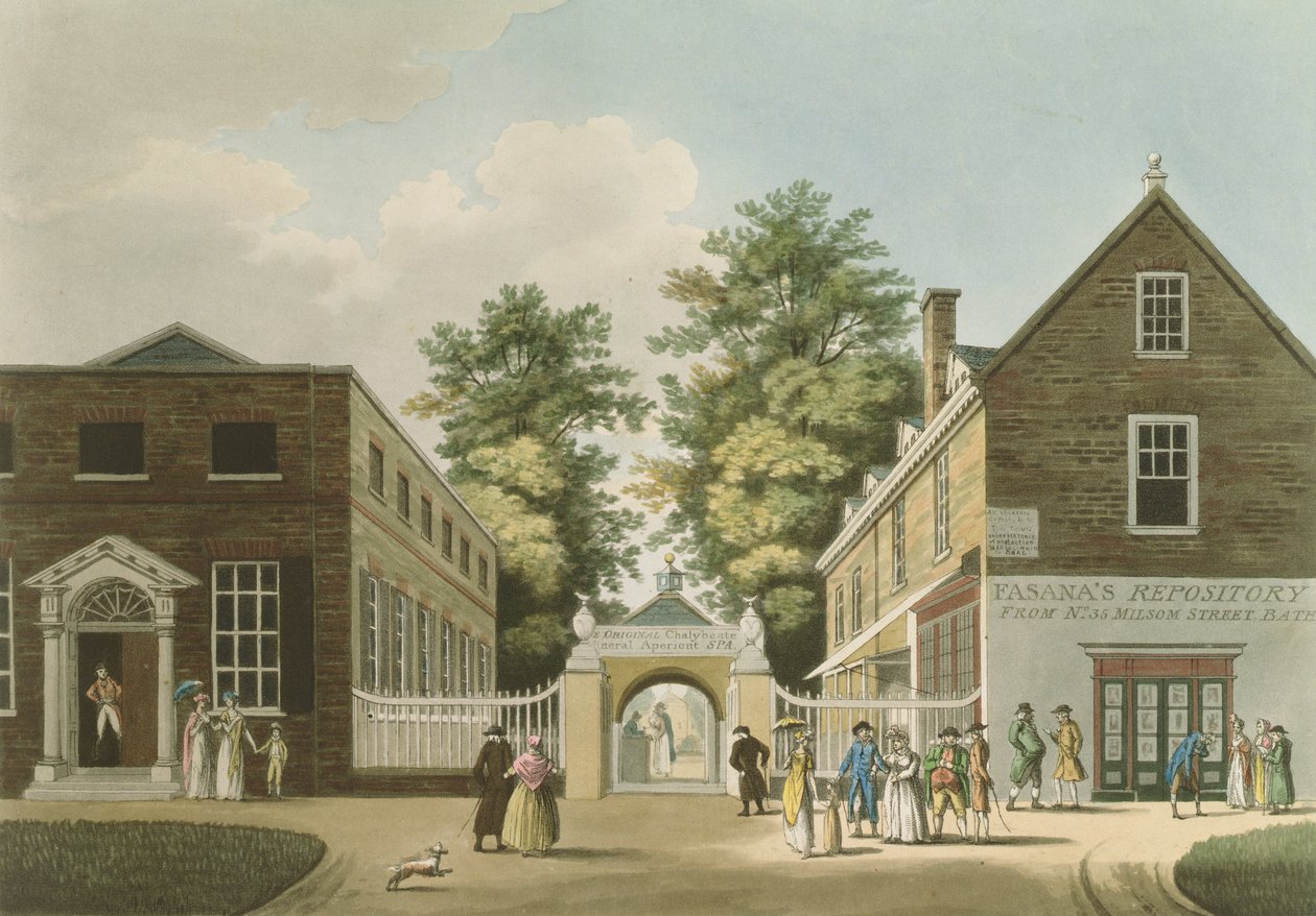 Old Wells and Pump Room، شلتنهام (أكواتينت) بواسطة توماس هولي