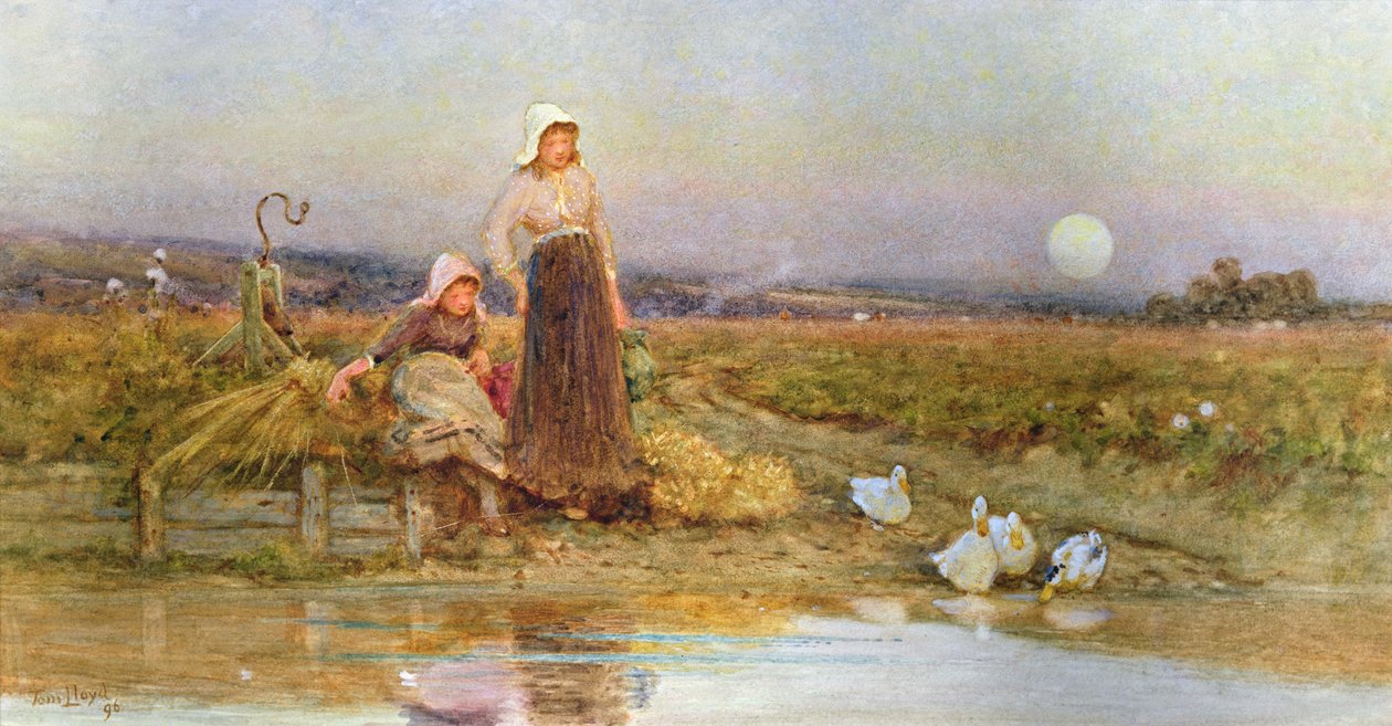 The Gleaners ، 1896 بواسطة توماس جيمس لويد