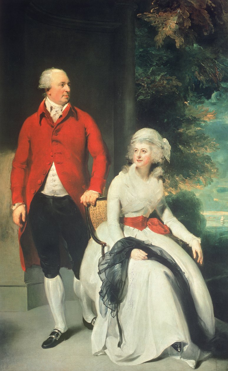 السيد John Julius Angerstein (1735-1823) وزوجته الثانية ، إليزا باين (1748-1800) ، 1792 بواسطة توماس لورانس