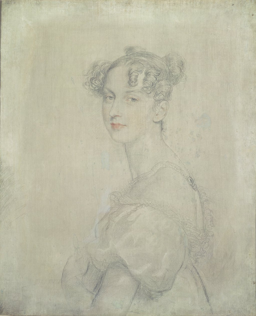 صورة للأميرة داريا ليفين (1785-1857) ، 1820-23 (قلم رصاص ، طباشير أحمر وأبيض) بواسطة توماس لورانس