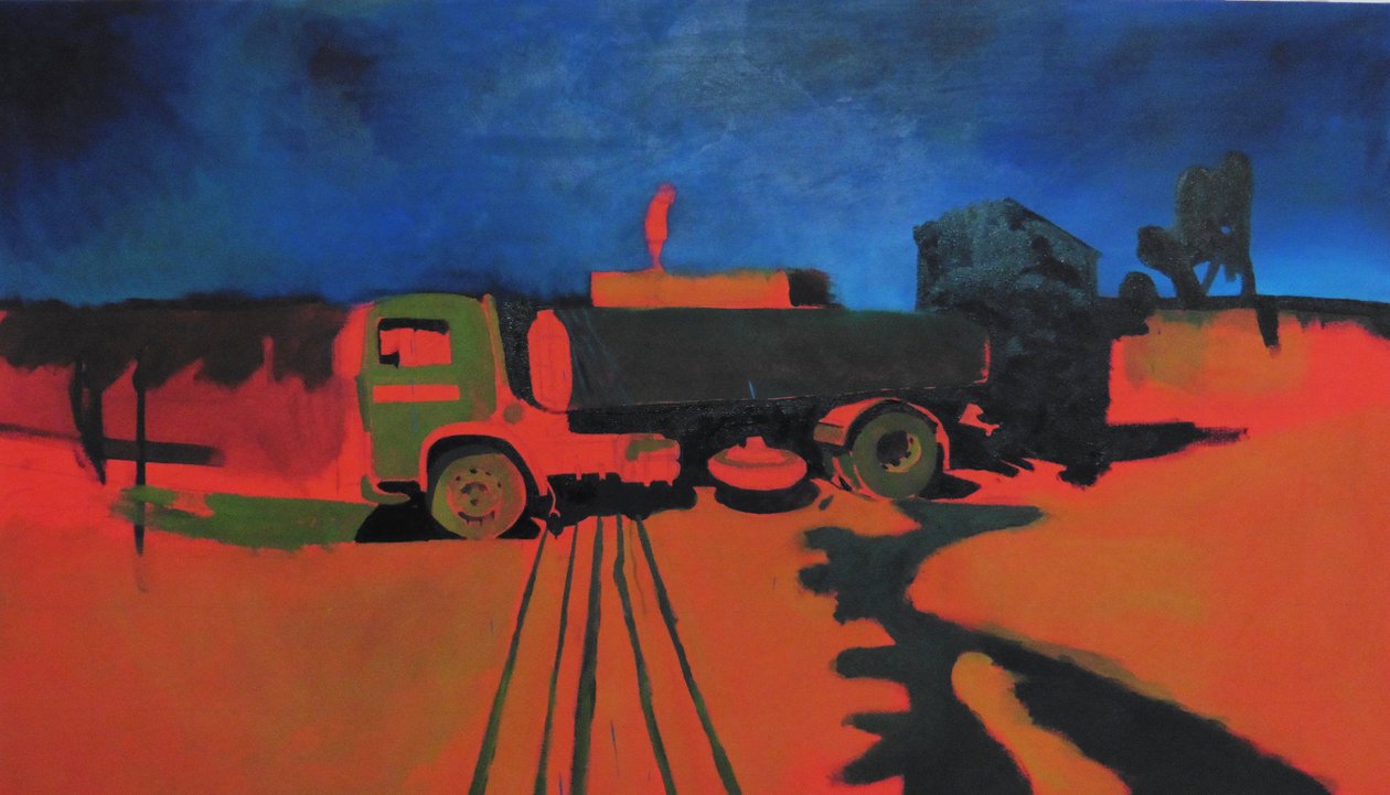 ناقلة بوليفية underpainting بواسطة توماس ماكجريجور