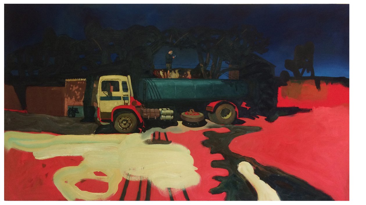 ناقلة بوليفية underpainting  2 بواسطة توماس ماكجريجور