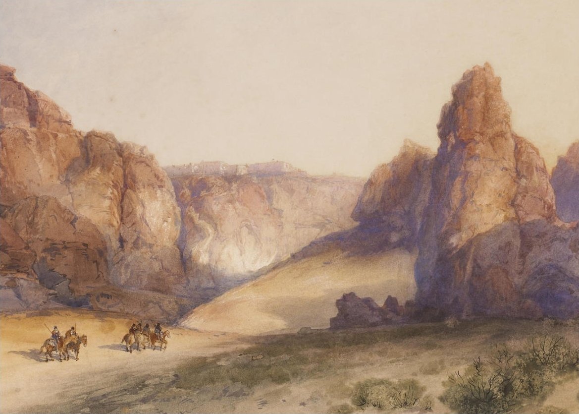 The Rock of Acoma، New Mexicon بواسطة توماس موران