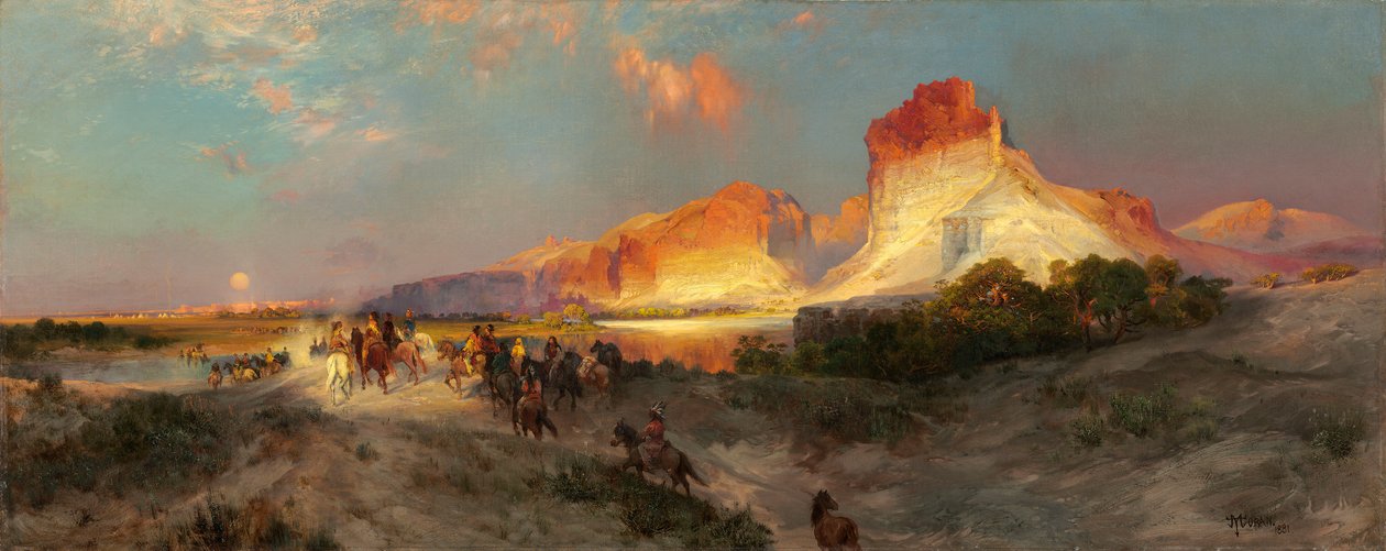 منحدرات جرين ريفر ، وايومنغ ، 1881 بواسطة توماس موران