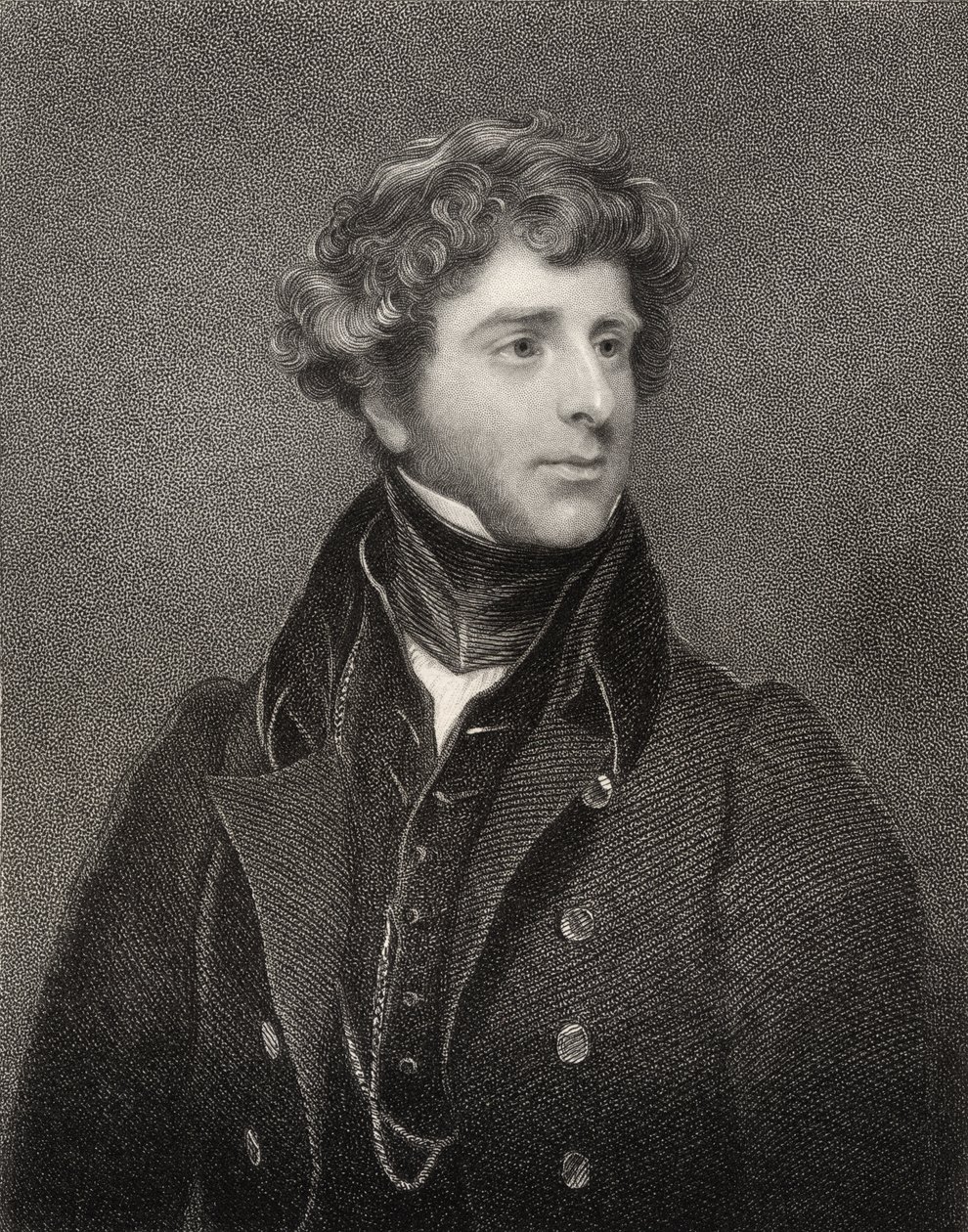 جورج جيمس أغار إليس ، البارون الأول دوفر ، نقش إي سكريفين (1775-1841) ، من "معرض الصور الوطنية ، المجلد الثاني" ، تم نشره عام 1835 بواسطة توماس فيليبس