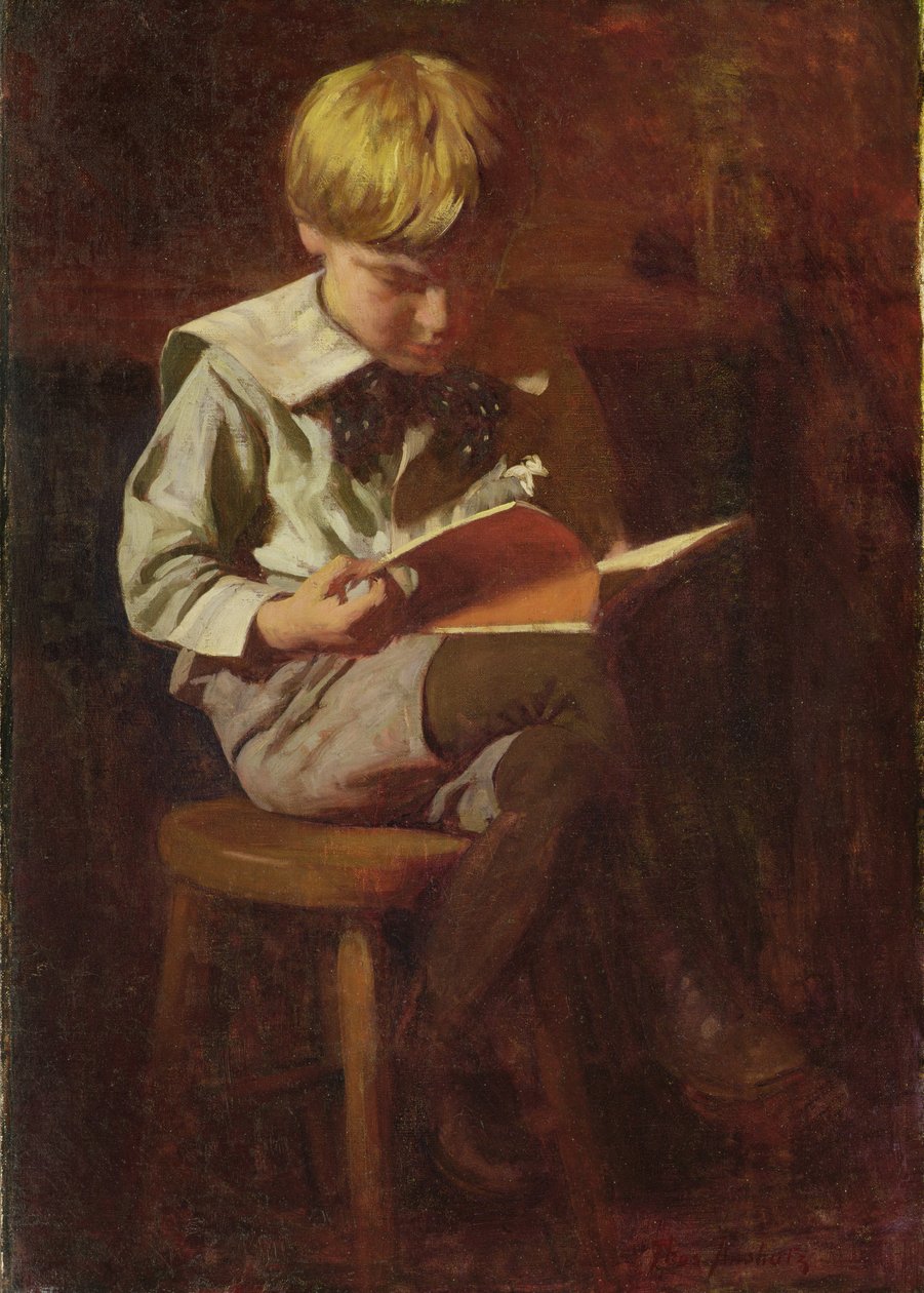 نيد أنشوتس (Boy Reading) بواسطة توماس بولوك أنشوتز