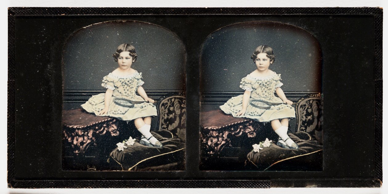 فتاة صغيرة ، ج 1855 (نمط صوتي مجسم) بواسطة توماس ريتشارد ويليامز