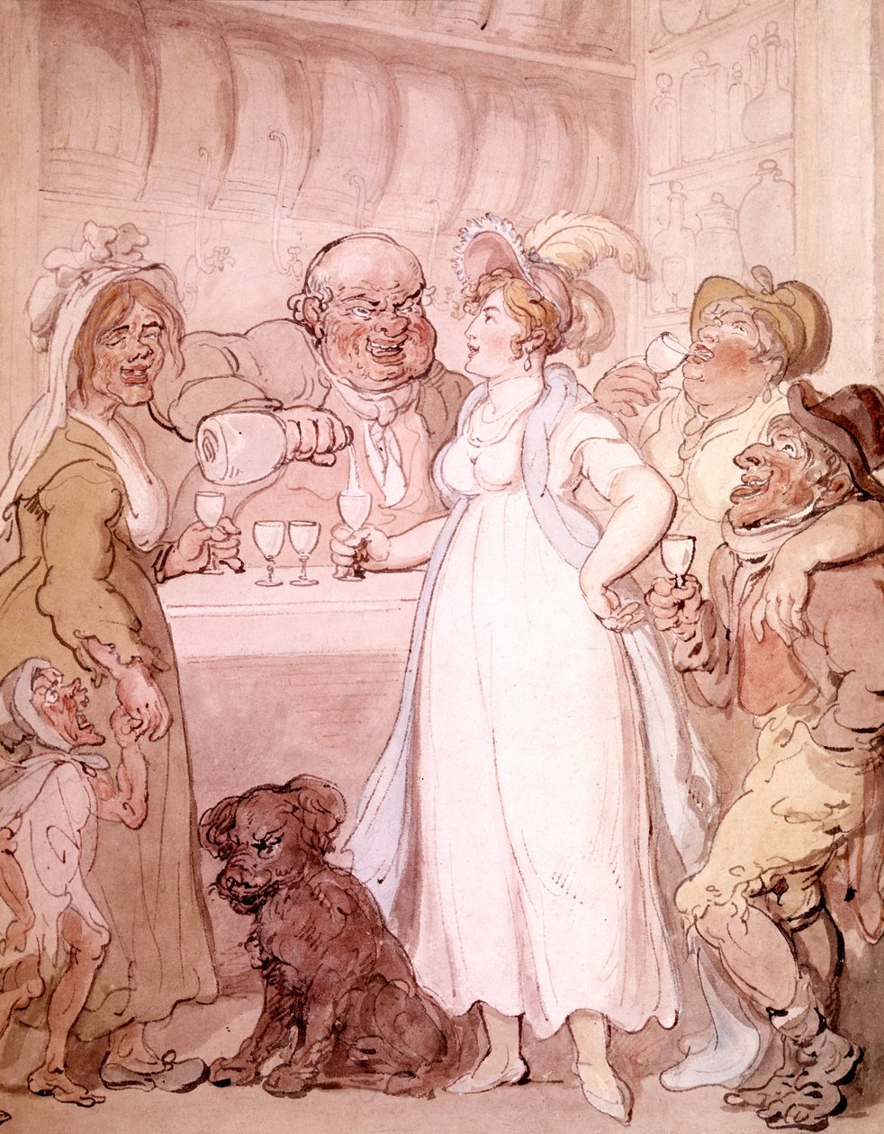 متجر الجن ، c.1808-09 (ألوان مائية) بواسطة توماس رولاندسون