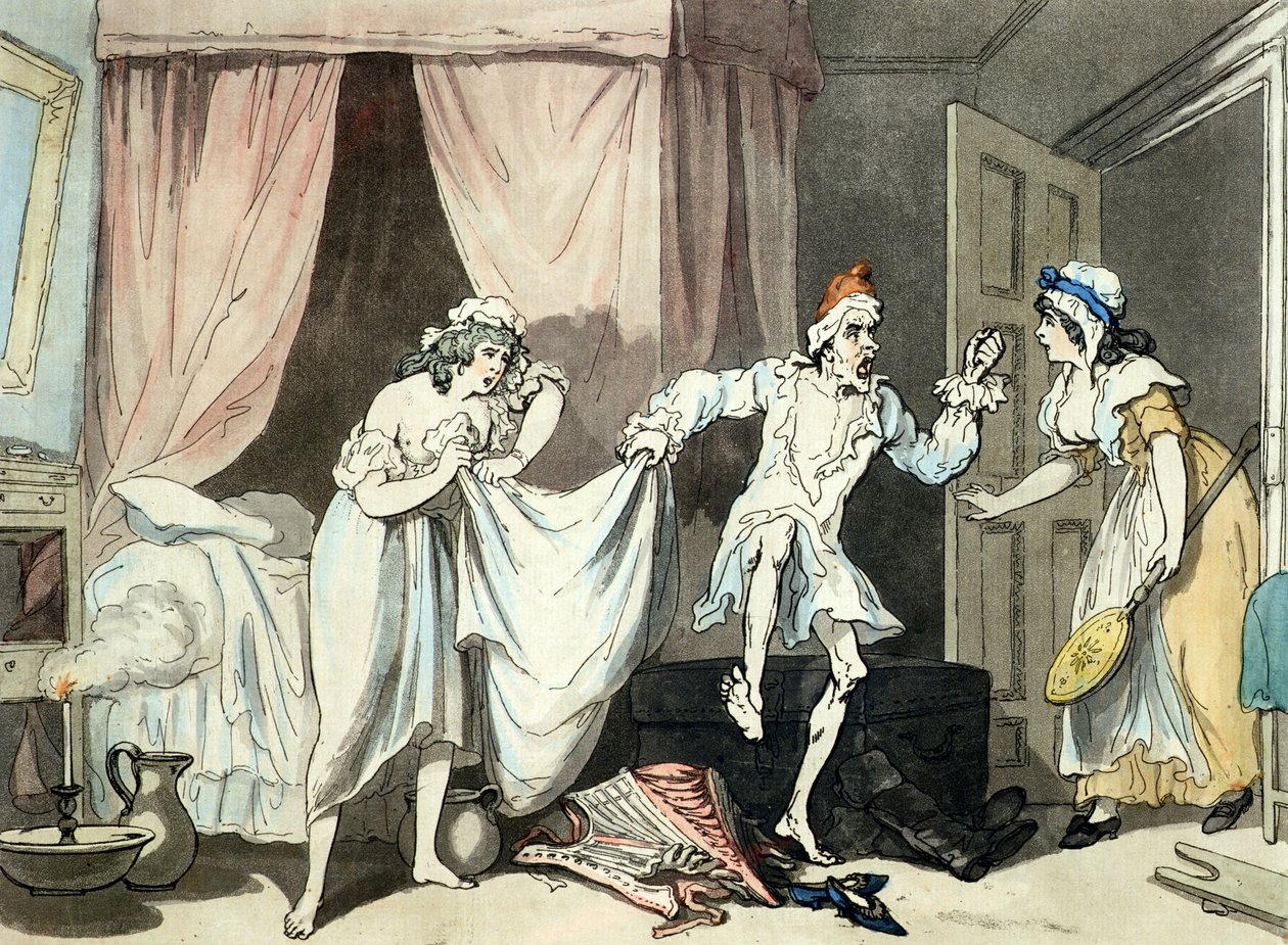 أوراق رطبة ، مائية من قبل توماس مالتون (1748-1804) ، حانة. 1791 (النقش الملون مع aquatint) بواسطة توماس رولاندسون