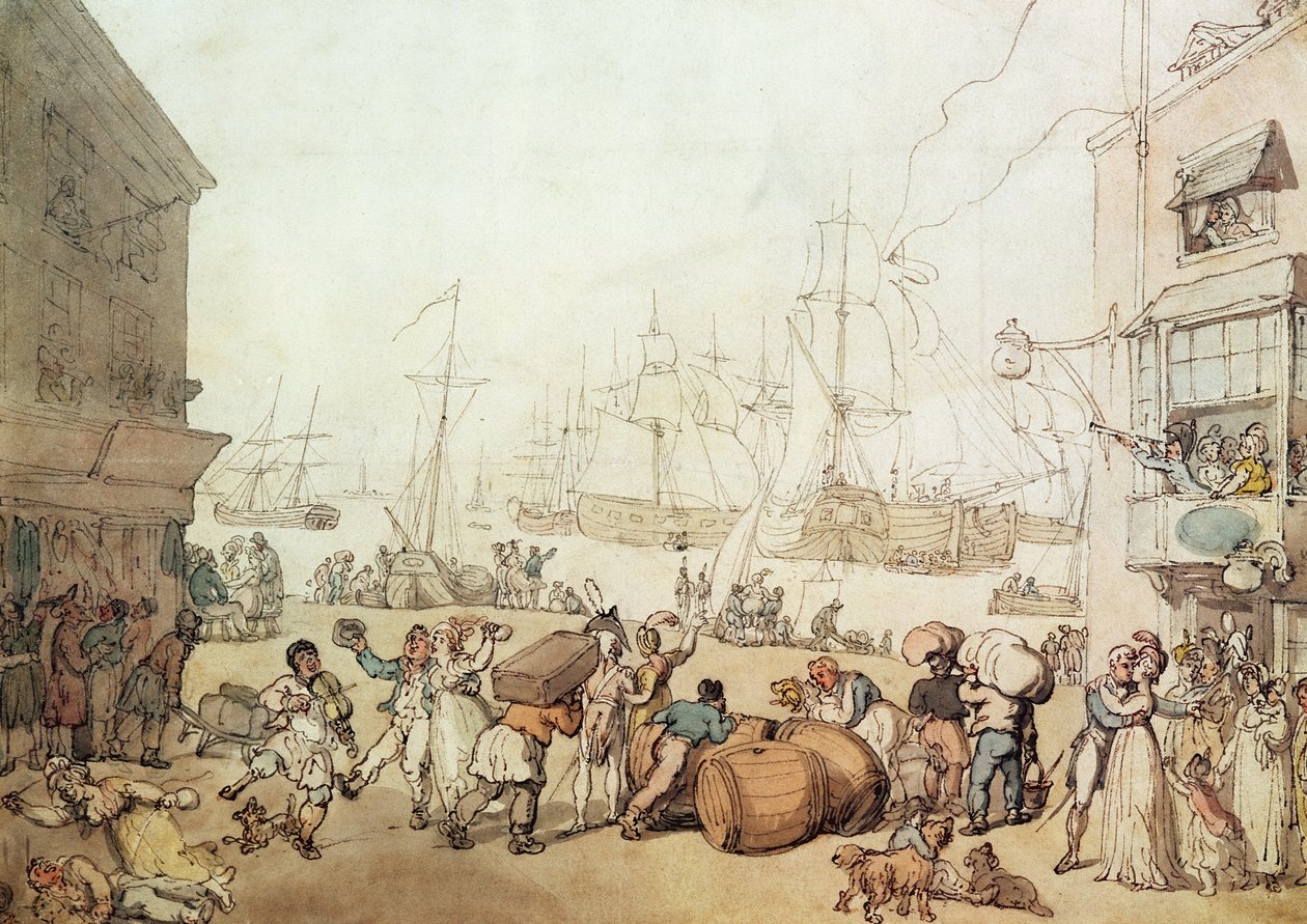 نقطة بورتسموث ، 1811 (انظر أيضًا 3421) بواسطة توماس رولاندسون