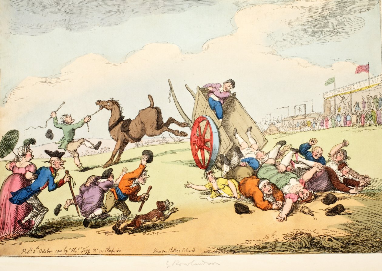 رياضة معرض مقاطعة ، 1810 (النقش اليدوي) بواسطة توماس رولاندسون