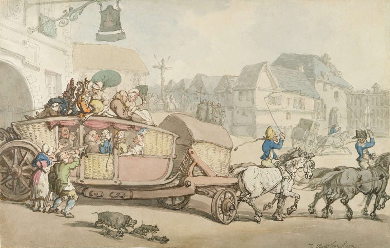 The Diligence Paris (قلم وحبر ومرحاض على ورق) بواسطة توماس رولاندسون