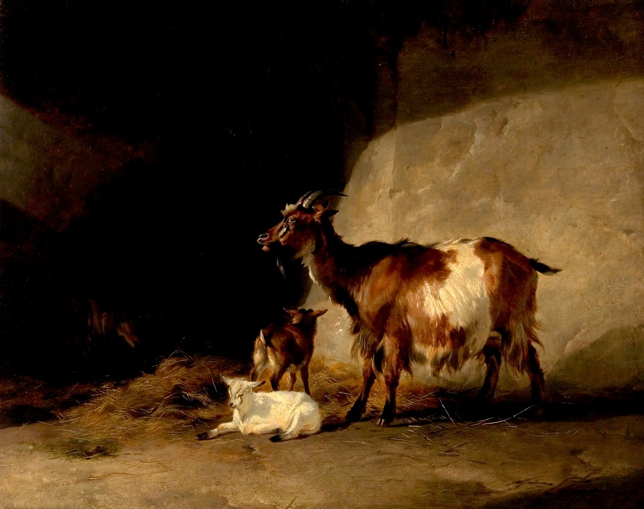 خرفان الجبل (إزالة ضباب الصباح) ، 1846 بواسطة توماس سيدني كوبر