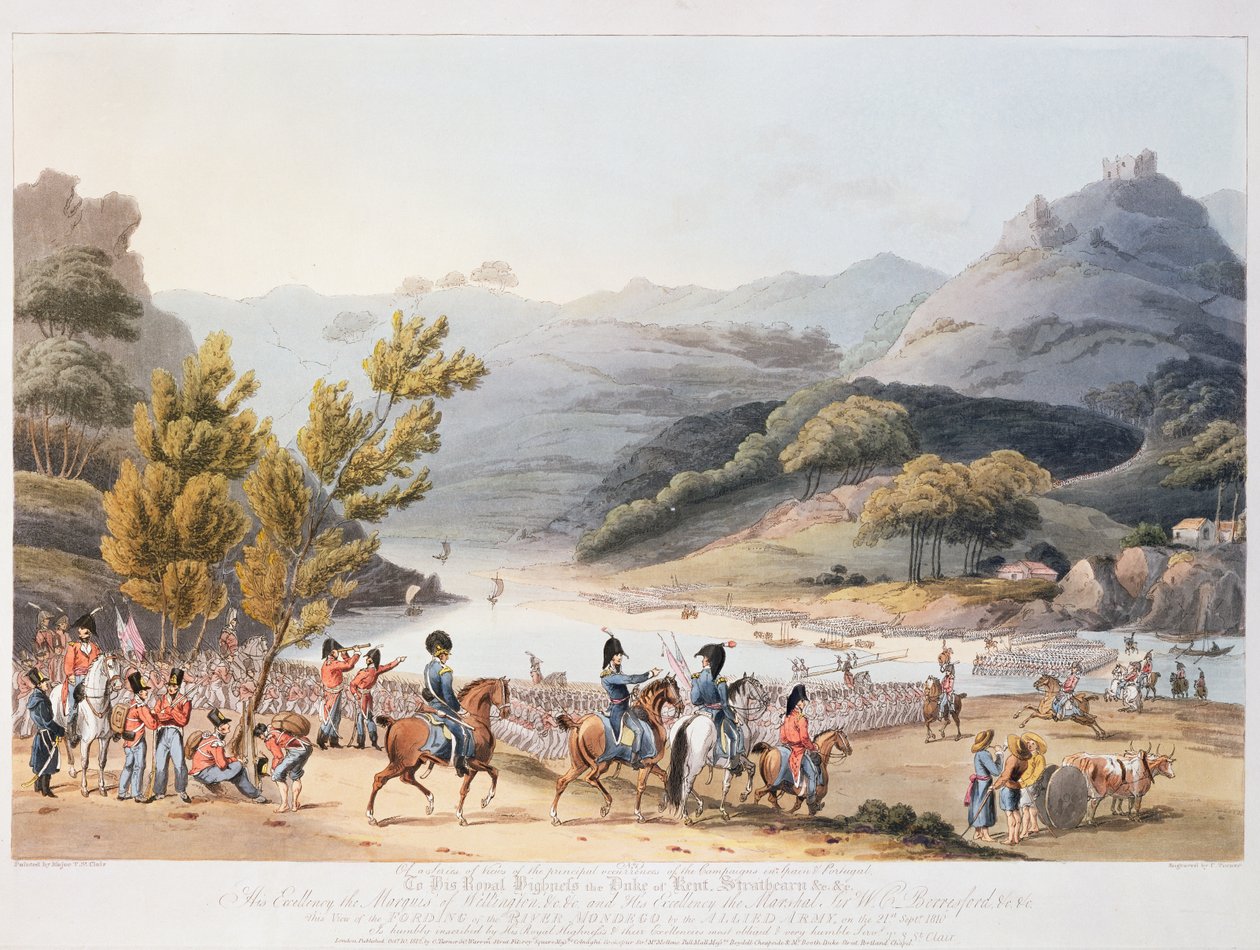 تسجيل نهر مونديجو ، محفور بواسطة سي تورنر ، 21 سبتمبر 1810 بواسطة توماس ستونتون سانت كلير