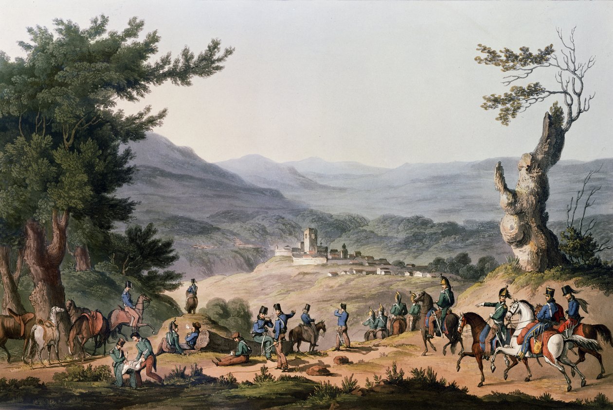 Subugal على نهر Coa ، محفور بواسطة C. Turner 1811 بواسطة توماس ستونتون سانت كلير