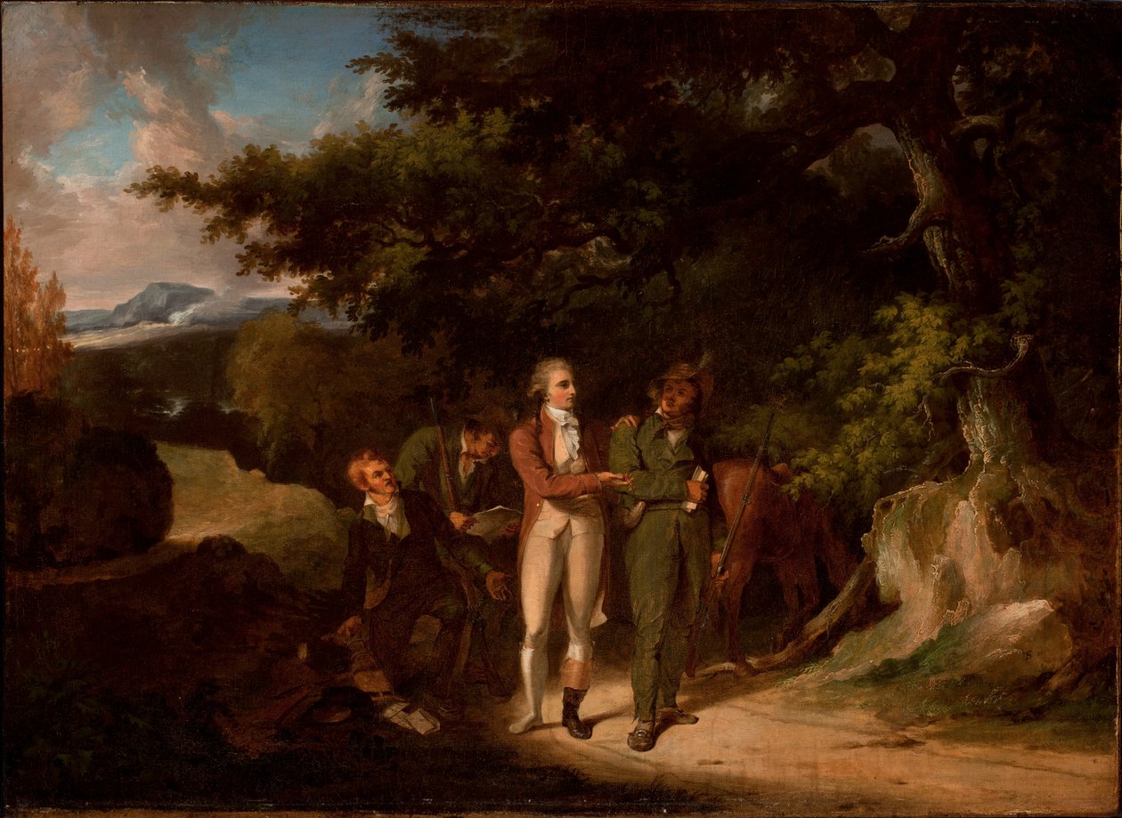 القبض على الرائد أندريه ، 1812 بواسطة توماس سولي