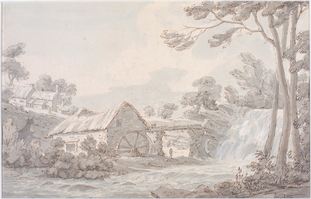 Beatham Mill (bodycolor) بواسطة توماس سندرلاند