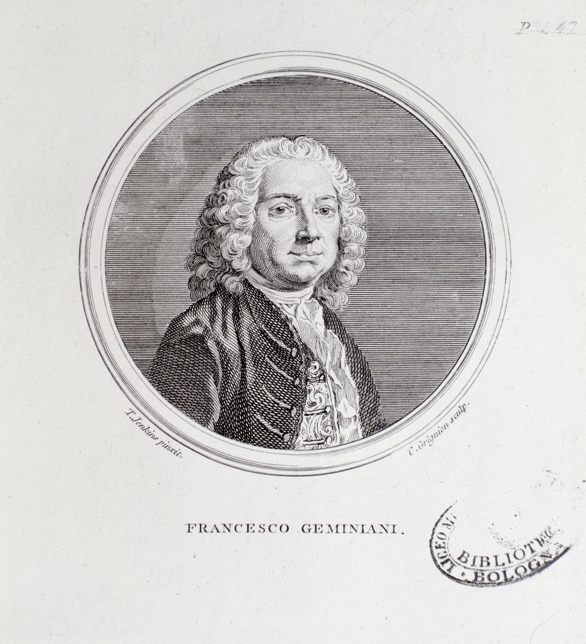 صورة فرانشيسكو جيمينياني (1687-1762) ملحن عازف وعازف إيطالي بواسطة توماس جينكينز