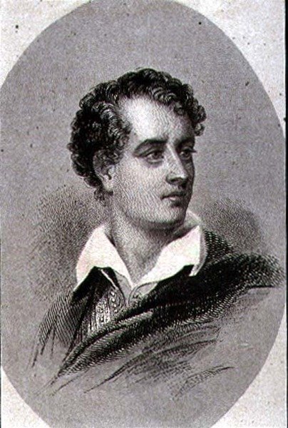 صورة لجورج ، لورد بايرون (1788-1824) (نقش) بواسطة توماس (بعد) فيليبس
