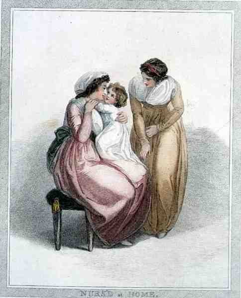 Nurs'd at Home ، نقش بواسطة جوزيف ستروت (1749-1802) ، حانة. بواسطة L. Jeffreys بواسطة توماس (بعد) ستوثارد