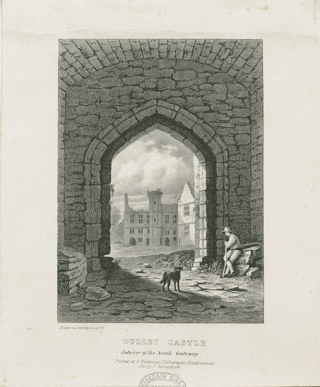 قلعة دودلي - The Keep: engraving، nd [؟ 19th Cent] (print) بواسطة توماس (بعد) أندروود