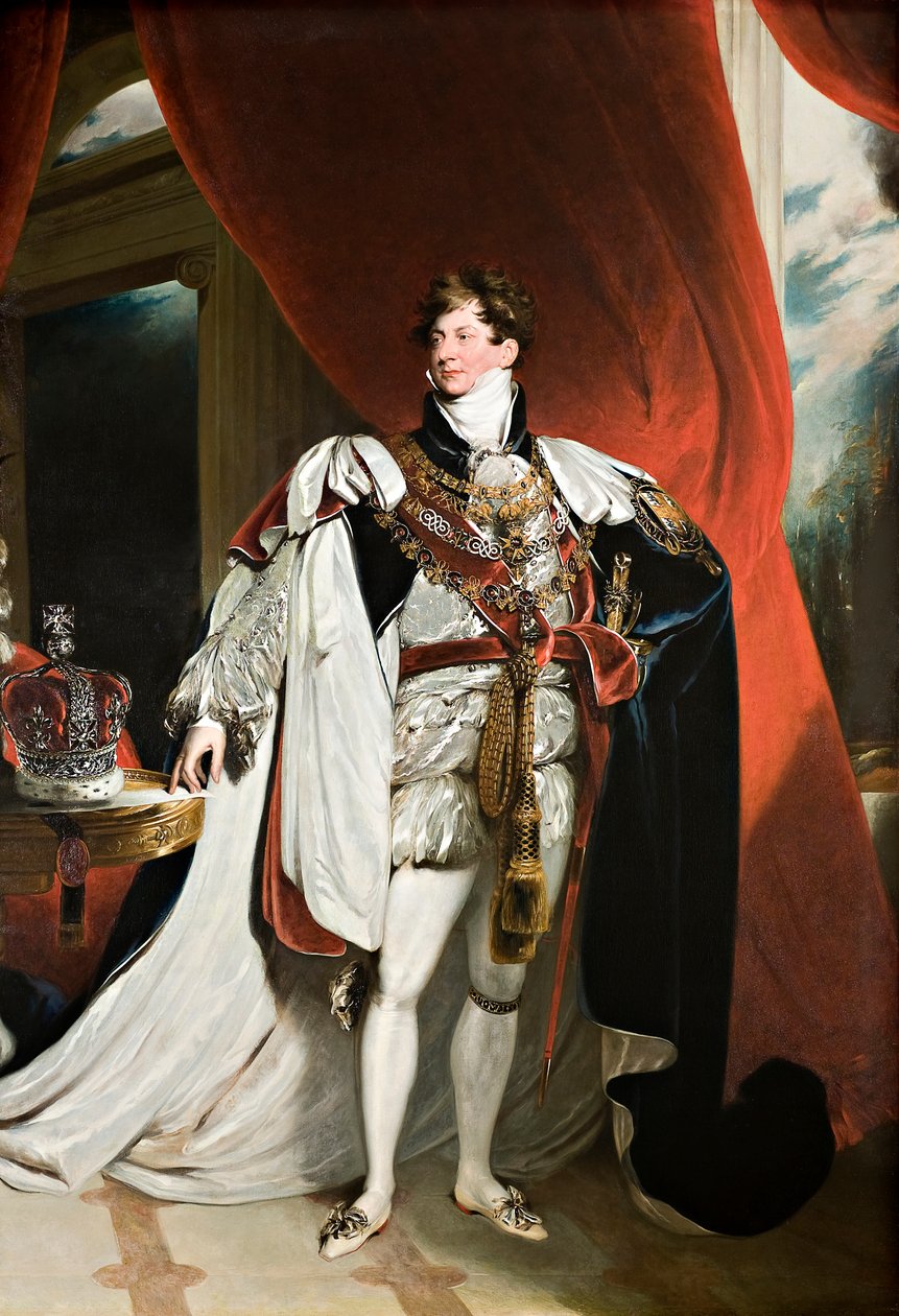 Portrait of King George IV بواسطة توماس (استوديو) لورانس