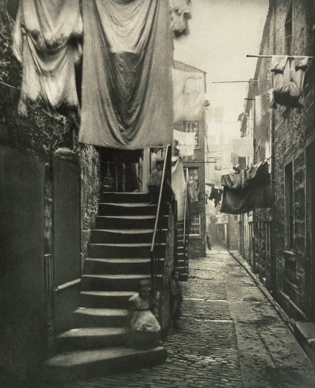 إغلاق رقم. 193 ، 17-27 High Street ، غلاسكو ، من "Old Closes and Streets" ، 1868 بواسطة توماس عنان