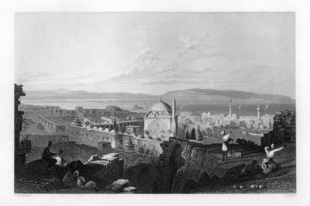 سانت جان داكري ، إسرائيل ، 1841. بواسطة توماس باربر