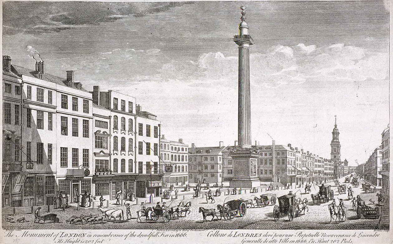 فيش ستريت هيل ، لندن ، c1750 بواسطة توماس باولز