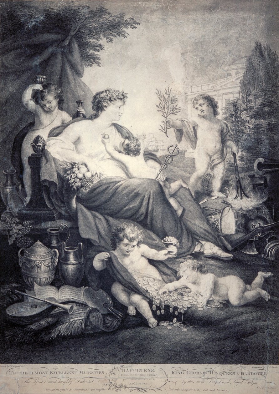 "السعادة" 1799 بواسطة توماس بورك