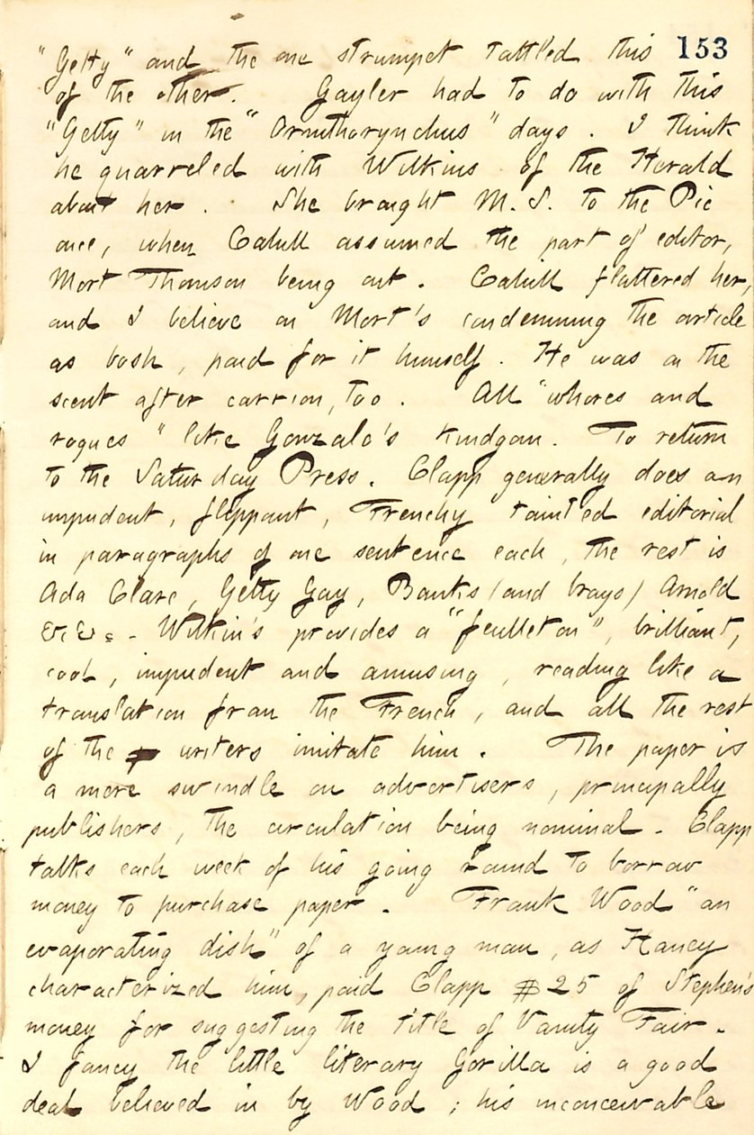 يوميات توماس بتلر جن - المجلد 11 ، الصفحة 162 ، 29 نوفمبر 1859 بواسطة توماس بتلر جن