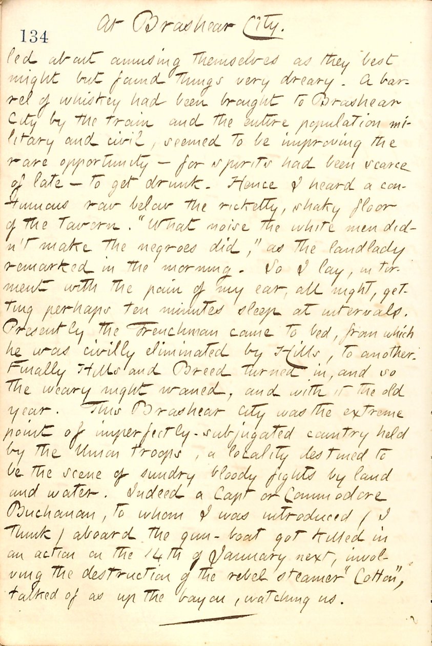 يوميات توماس بتلر غان- المجلد 21 ، الصفحة 148 ، 31 ديسمبر 1862 بواسطة توماس بتلر جن