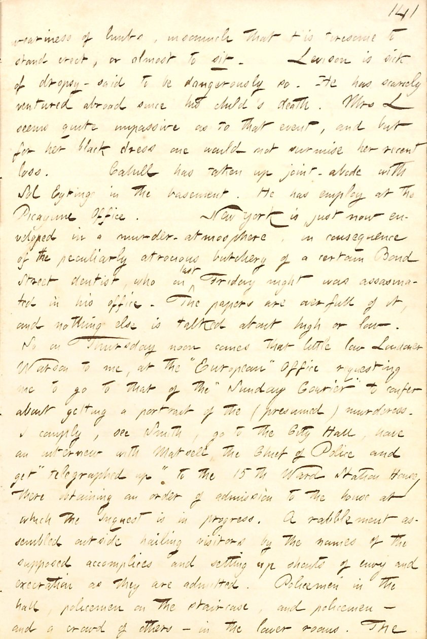 يوميات توماس بتلر غان: المجلد 8 ، الصفحة 149 ، 3-7 فبراير ، 1857 بواسطة توماس بتلر جن