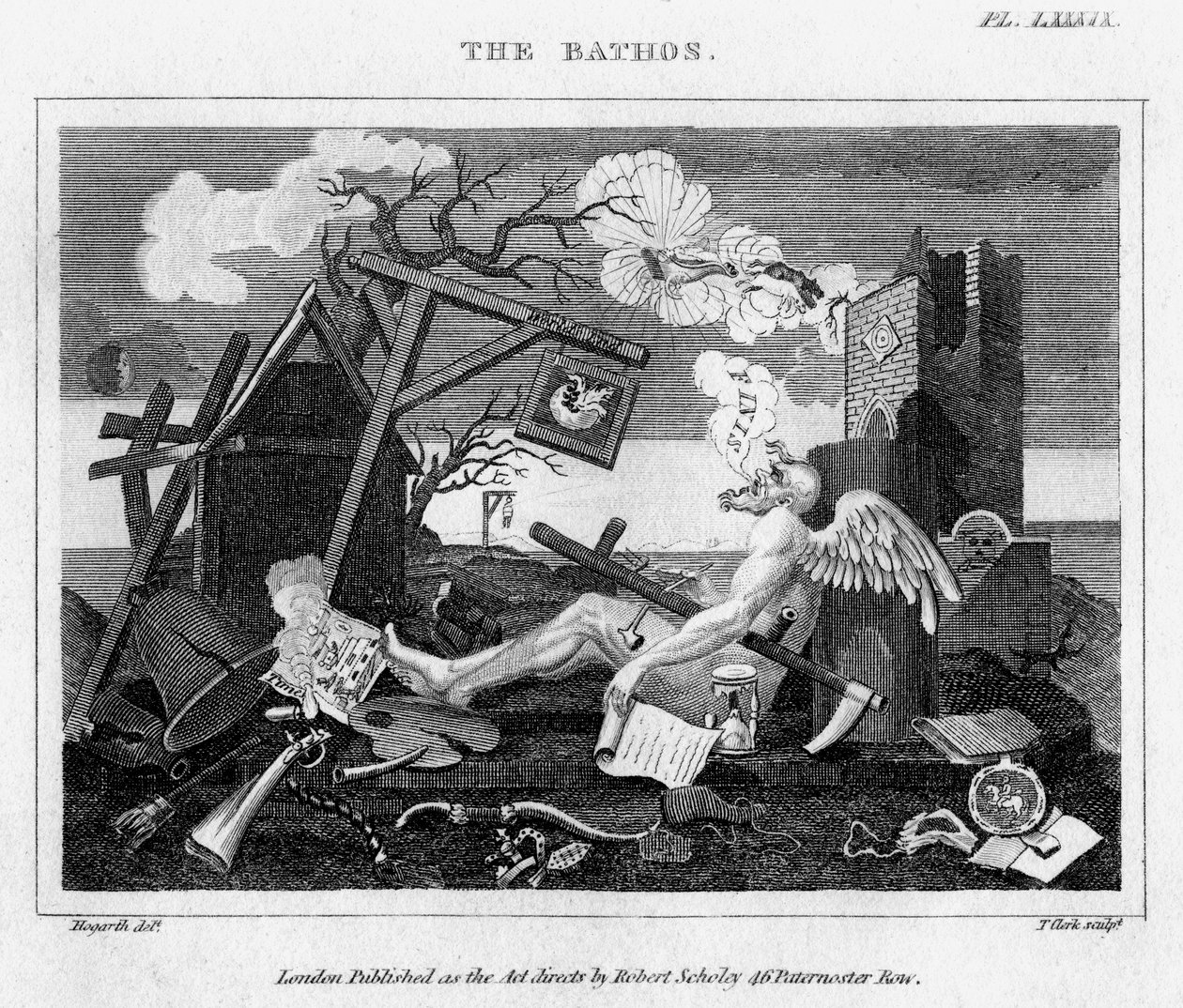 The Bathos ، القرن الثامن عشر. بواسطة توماس كليرك